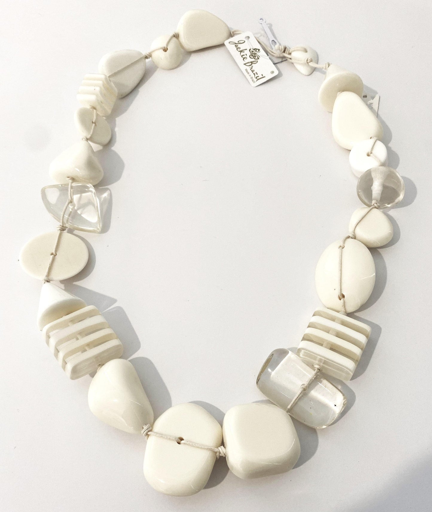 Cream Necklace from the Indiana Jones Collection by Jackie Brazil