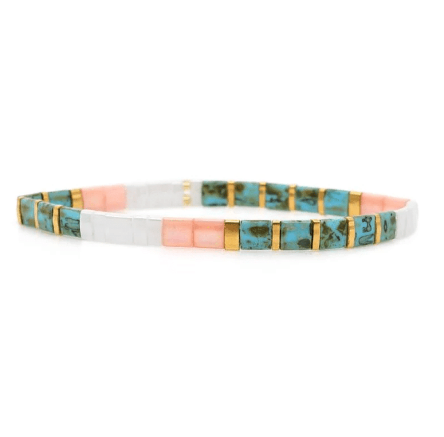 Ibiza Bracelets - Sorbet & Turquoise