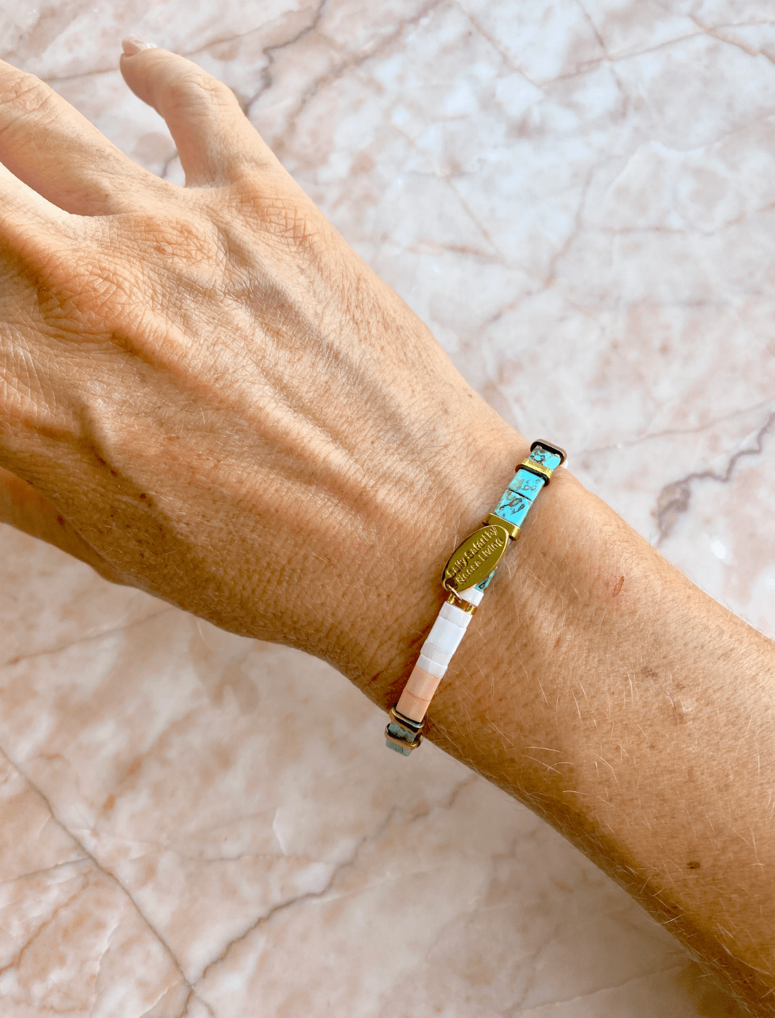 Ibiza Bracelets - Sorbet & Turquoise