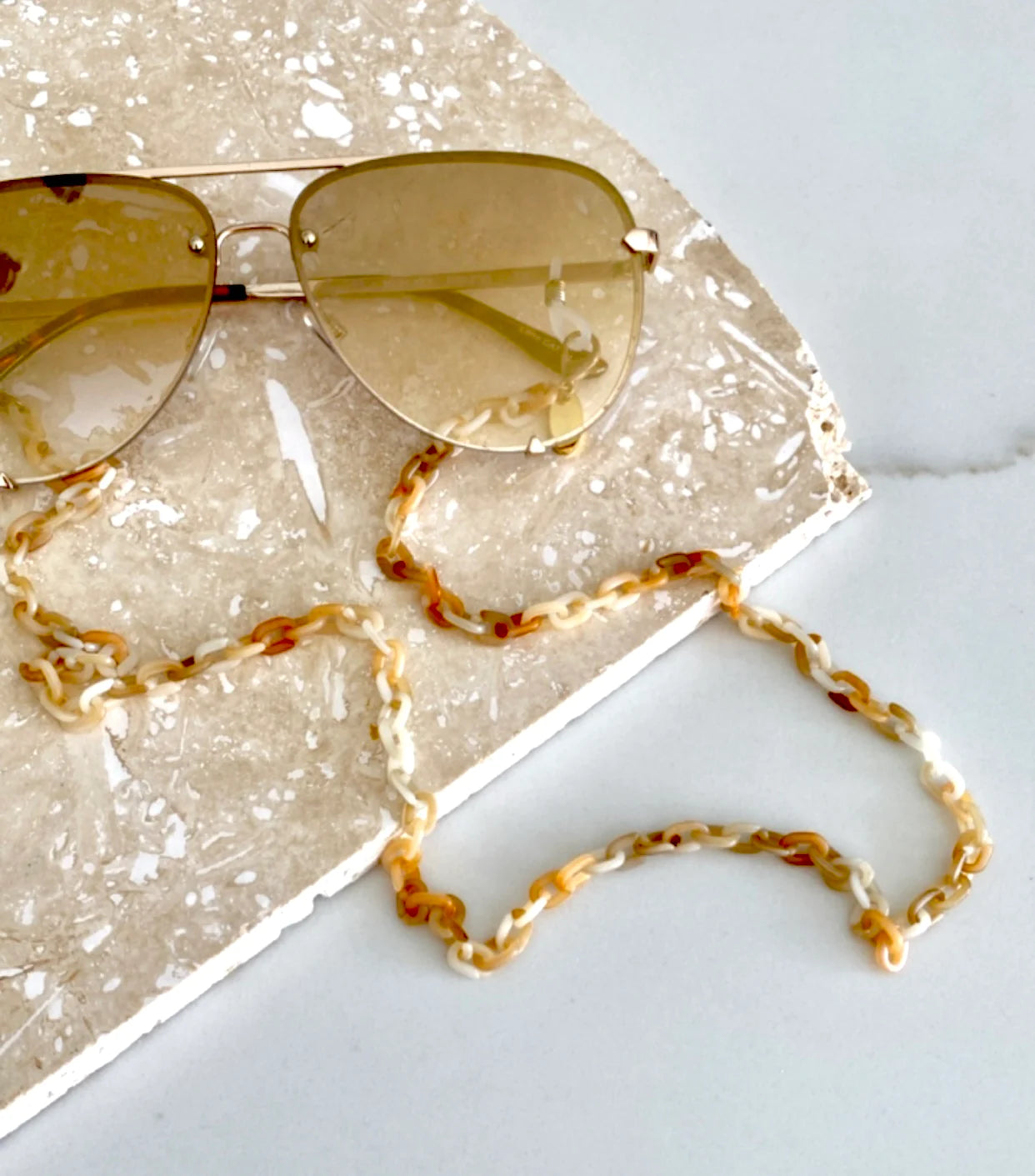 Sunglass Chain - Apricot