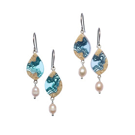 "Bay" Earrings from the Aqua Collection by BoldB