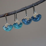 "Bight" Dangle Earrings from the Aqua Collection by BoldB