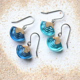 "Bight" Dangle Earrings from the Aqua Collection by BoldB