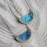 "Inlet" Necklace from the Aqua Collection by BoldB