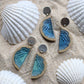 "Inlet" Statement Earrings from the Aqua Collectionn by BoldB