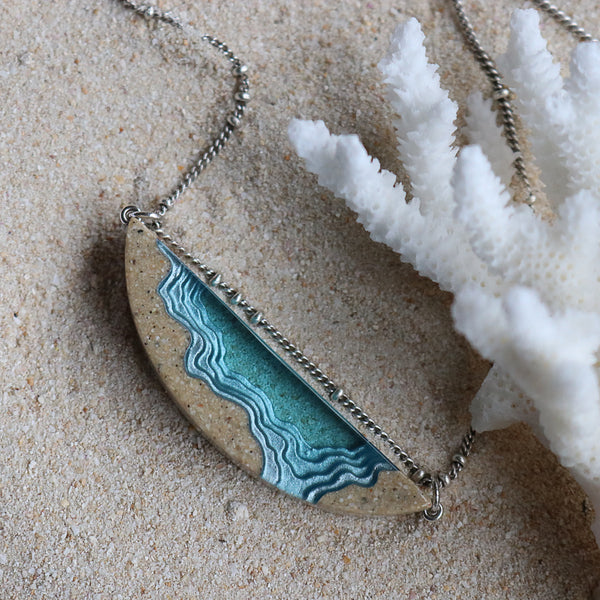 "Longshore" Necklace from the Aqua Collection by BoldB