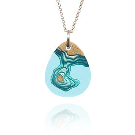 "Peninsula" Necklace from the Aqua Collection from BoldB