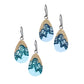 "Seashore" Dangle Earrings from the Aqua Collection by BoldB