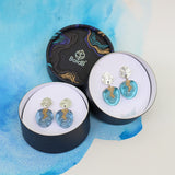 Cape Earrings from the "Aqua Collection" by BoldB