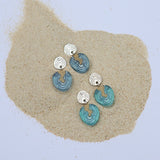 Cape Earrings from the "Aqua Collection" by BoldB