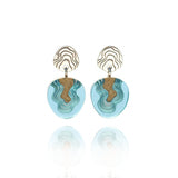 Cape Earrings from the "Aqua Collection" by BoldB