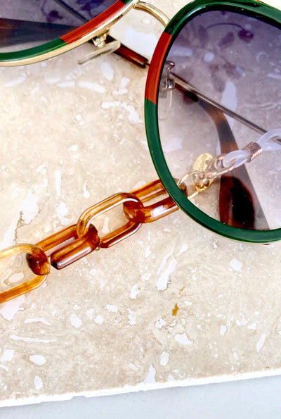 Sunglass Chain - CAPRI Tortoiseshell