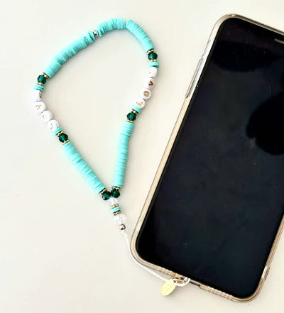 Phone Charm - Love - Mint Green