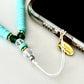 Phone Charm - Love - Mint Green