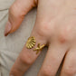 "Maldives" Gold Plated Adjustable Ring