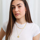 "Penida"  Gold Plated Shell Pendant Necklace