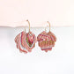 Pink Swirl Earrings