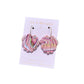 Pink Swirl Earrings