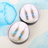 Straight Earrings from the "Aqua Collection" by BoldB