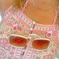 Sunglass Chain - Studio 54 - Sorbet pink