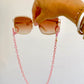 Sunglass Chain - Studio 54 - Sorbet pink