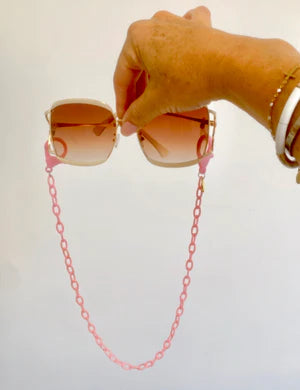 Sunglass Chain - Studio 54 - Sorbet pink