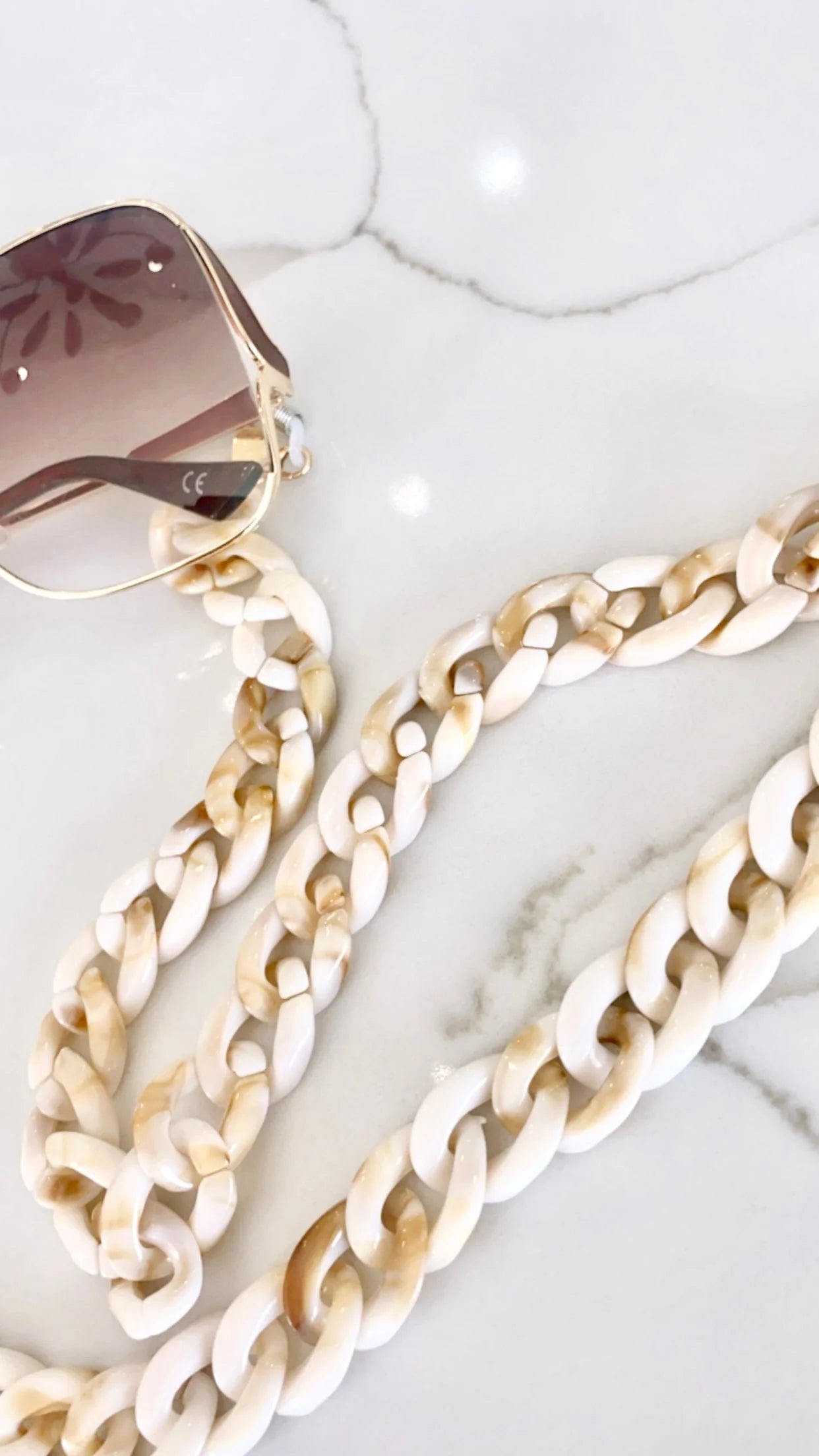 Sunglass Chains - Tortoiseshell chunky