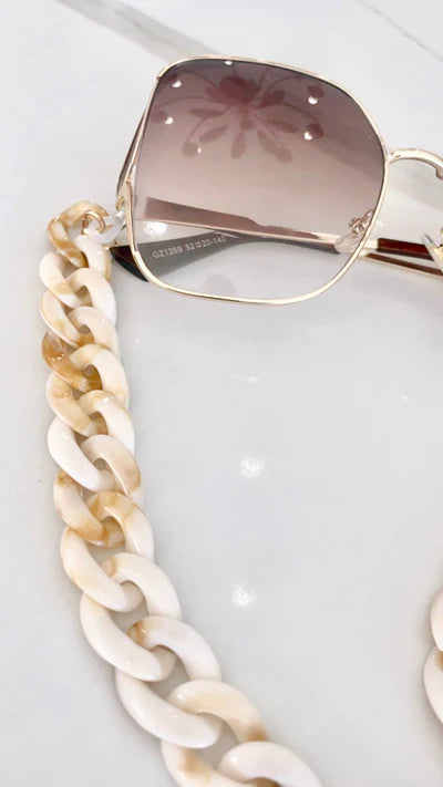 Sunglass Chains - Tortoiseshell chunky