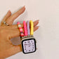 Apple Smart Watch Band - Tutti Fruity - Lemon Lilac and Fuschia Mix