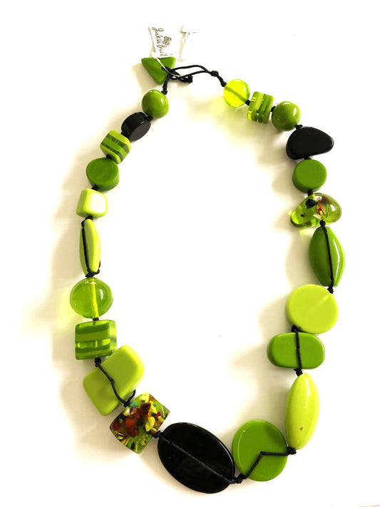 Stunning Green Necklace from the Indiana Jones Collection by Jackie Brazil